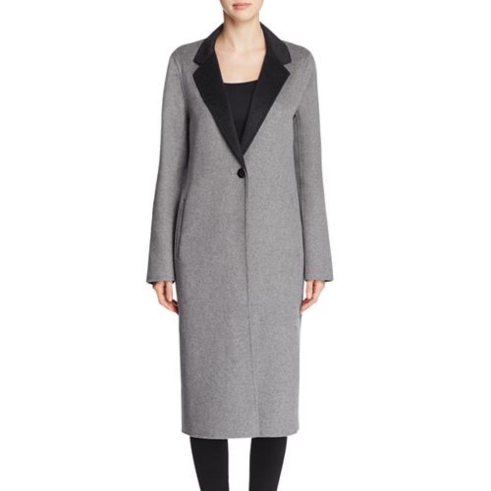 CALVIN KLEIN Longline Coat, Double-Faced Wool
